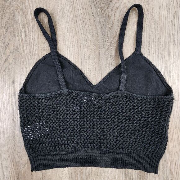 American Eagle Outfitters Boho Crochet Crop Top size S - Picture 2 of 5